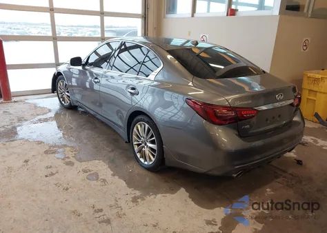 2019 Infiniti Q50 3.0T Luxe из США, поврежденный, VIN JN1EV7AR7KM557161